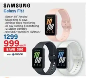 Incredible Connection SAMSUNG Galaxy Fit3 offer