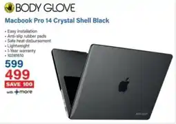 Incredible Connection Body Glove Macbook Pro 14 Crystal Shell Black offer