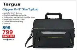 Incredible Connection Targus Citygear Slim Topload offer