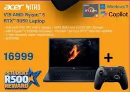 Incredible Connection Acer V15 AMD Ryzen 5 RTX 3050 Laptop offer