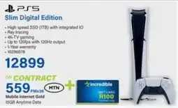 Incredible Connection PS5 Slim Digital Edition offer
