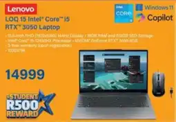 Incredible Connection Lenovo LOQ 15 Intel Core i5 RTX 3050 Laptop offer