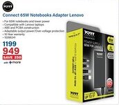 Incredible Connection Port Connect 65W Notebooks Adapter Lenovo offer