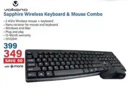 Incredible Connection Volkano Sapphire Wireless Keyboard & Mouse Combo offer