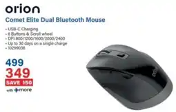 Incredible Connection Orion Comet Elite Dual Bluetooth Mouse offer