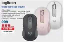 Incredible Connection Logitech M650 Wireless Mouse offer