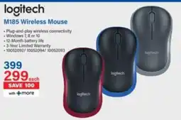 Incredible Connection Logitech M185 Wireless Mouse offer