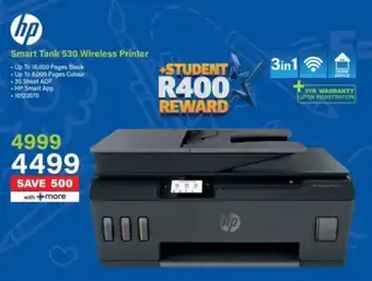 Incredible Connection HP Smart Tank 530 Wireless Printer offer