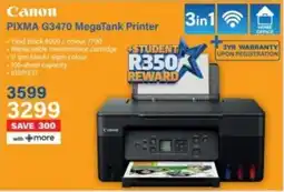 Incredible Connection Canon PIXMA G3470 MegaTank Printer offer