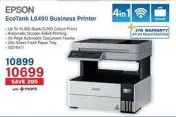Incredible Connection Epson EcoTank L6490 Business Printer offer