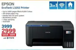 Incredible Connection Epson EcoTank L3252 Printer offer