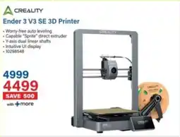 Incredible Connection CREALITY Ender 3 V3 SE 3D Printer offer