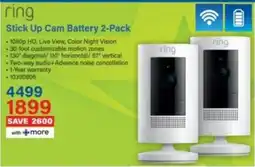 Incredible Connection Ring Stick Up Cam Battery offer