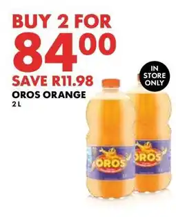 Woolworths OROS Orange offer