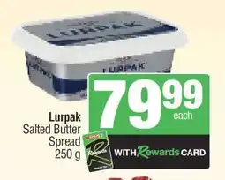 Spar Lurpak Salted Butter Spread offer