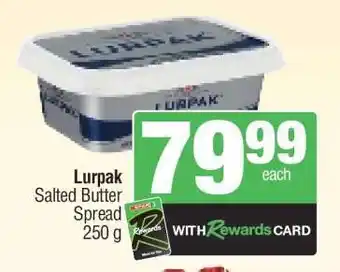 Spar Lurpak Salted Butter Spread offer