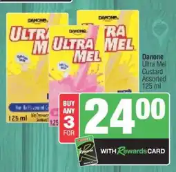 Spar Danone Ultra Mel Custard Assorted 125 ml offer