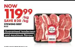 Woolworths Stewing Beef offer