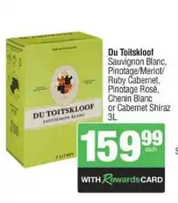 Spar Tops Du Toitskloof offer