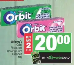 Spar Wrigley's Orbit Flavoured Chewing Gum Assorted 10s offer