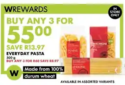 Woolworths Everyday Pasta offer