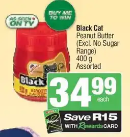 Spar BLACK CAT PEANUT BUTTER offer
