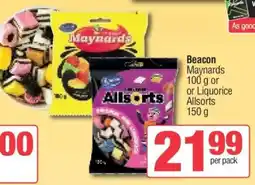 Spar Beacon Maynards or Liquorice Allsorts offer