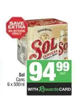 Spar Tops Sol offer