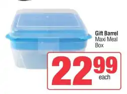 Spar Gift Barrel Maxi Meal Box offer