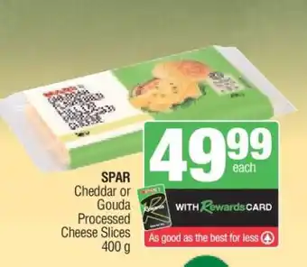 Spar SPAR Cheddar or Gouda Processed Cheese Slices offer