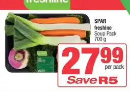 Spar SPAR freshline Soup Pack offer