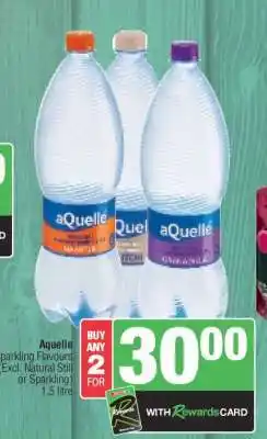 Spar aQuelle Sparkling Flavours offer