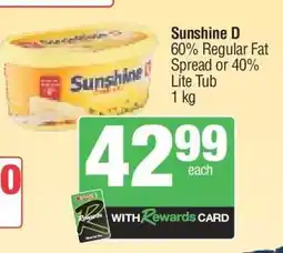 Spar SUNSHINE D offer