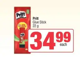 Spar Pritt Glue Stick offer
