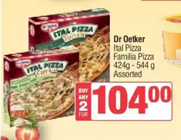 Spar Dr Oetker Ital Pizza Familia Pizza offer