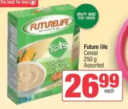 Spar Future life Cereal offer