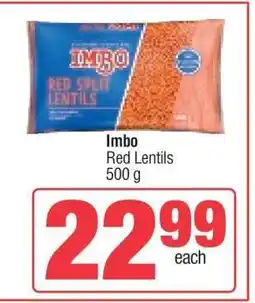 Spar Imbo Red Lentils offer