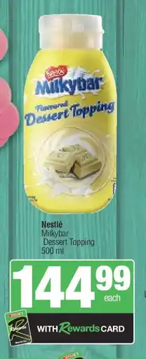 Spar Nestlé Milkybar Dessert Topping offer
