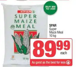 Spar SPAR Super Maize Meal 10 kg offer