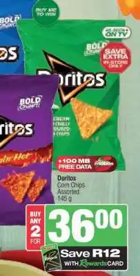 Spar Doritos Corn Chips Assorted 145 g offer