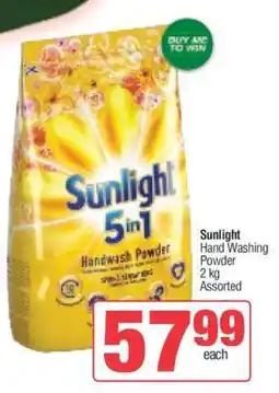 Spar Sunlight Hand Washing Powder offer