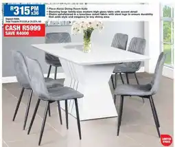 OK Furniture 7-Piece Alexia Dining-Room Suite offer