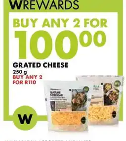 Woolworths Grated Cheese offer