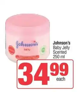 Spar Johnson's Baby Jelly Scented 250 ml offer