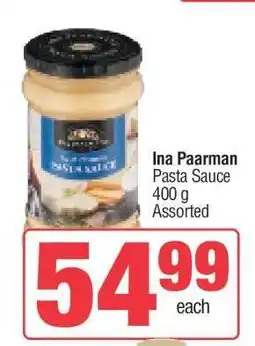Spar INA PAARMAN Pasta Sauce offer