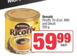 Spar Nescafé Ricoffy Tin offer