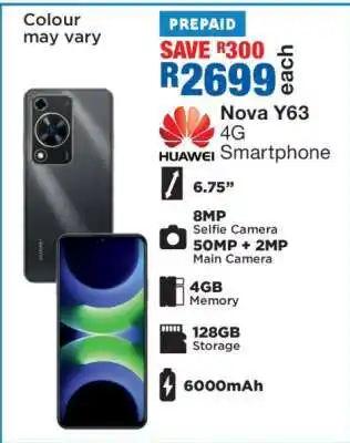 OK Furniture Huawei Nova Y63 4G Smartphone offer