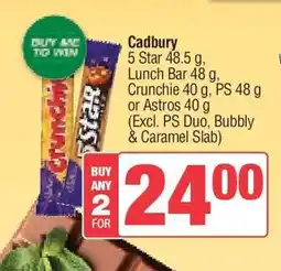 Spar Cadbury offer
