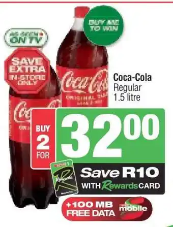 Spar Coca-Cola Regular offer