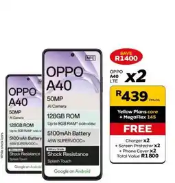 MTN OPPO A40 LTE x2 offer